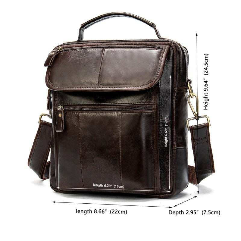 Bag Genuine Leather Crossbody Bags: Murse Man Purse | Mens Bag | Pouch Waist Bag - Man Purse Co