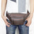 Genuine Leather Men Fanny Pack Waist Bag: Murse Man Purse | Mens Bag | Pouch Waist Bag - Man Purse Co