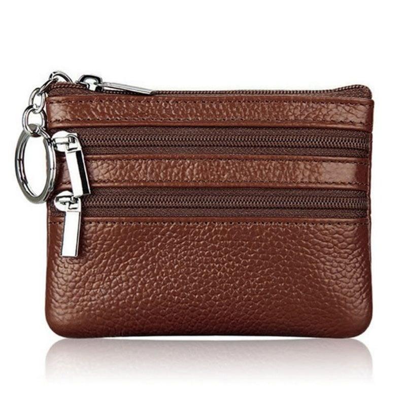 MANDRN | The Wedge - Sand Zipped Leather Wallet