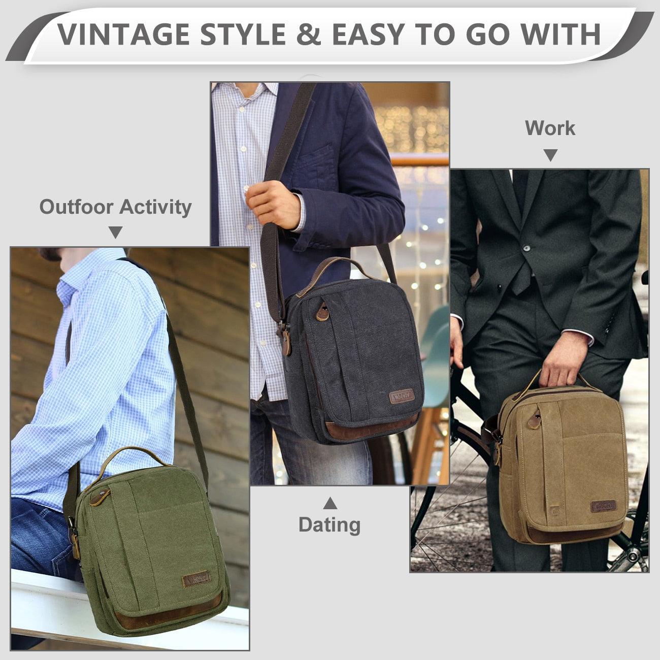 Fashion Crossbody Bag: Murse Man Purse | Mens Bag | Pouch Waist Bag