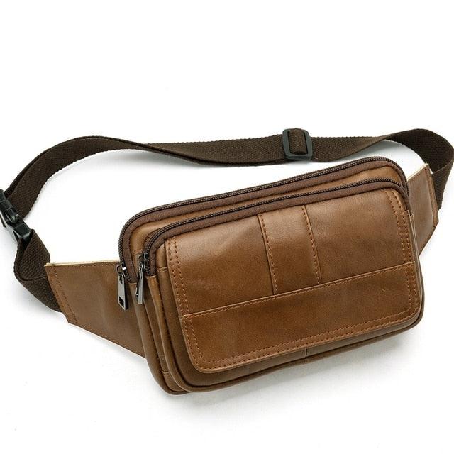 Waist Bag Leather: Murse Man Purse | Mens Bag | Pouch Waist Bag - Man Purse Co
